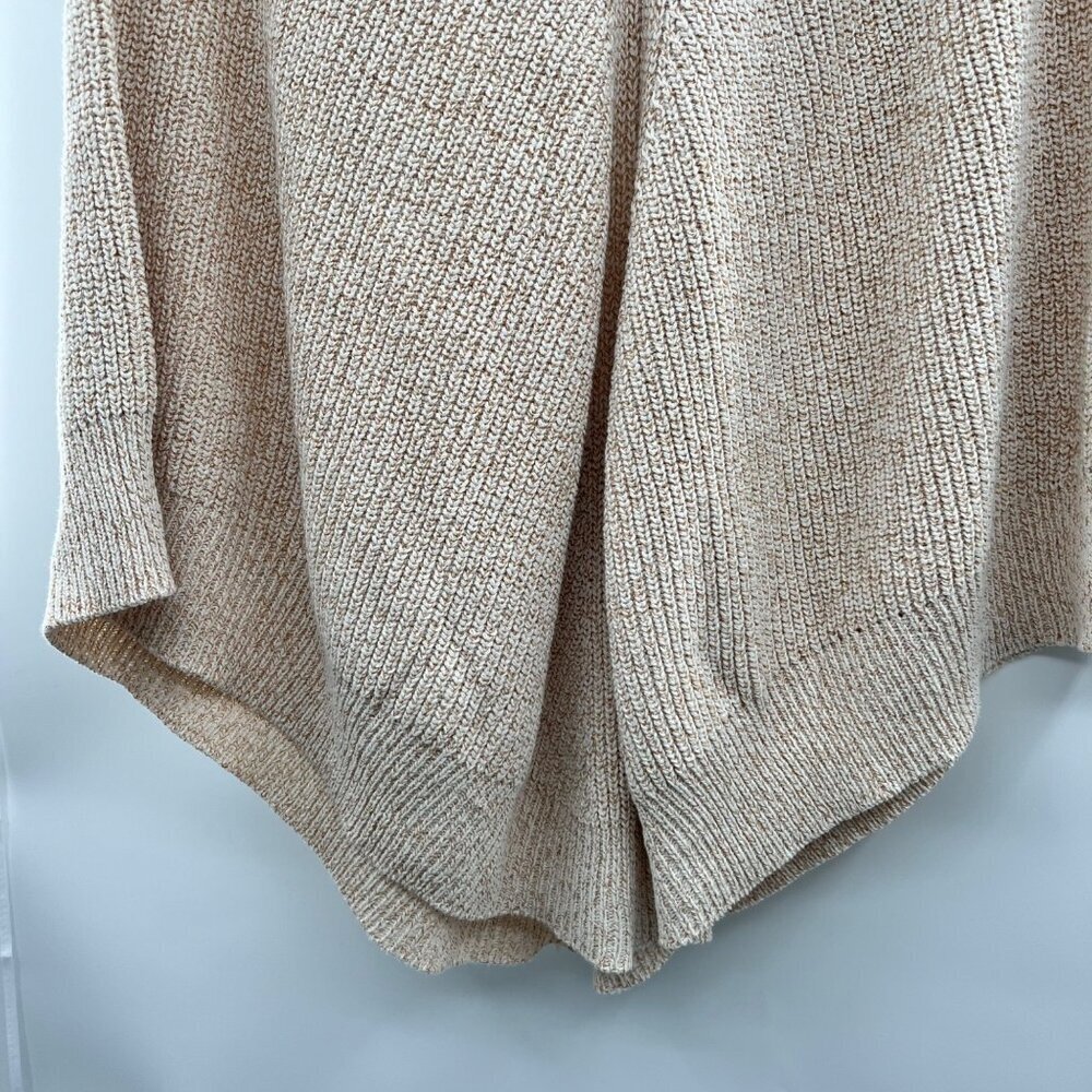 Roots Women's Cape Knit Sweater Mock Neck Cream One Size Fits All - Picture 3 of 8